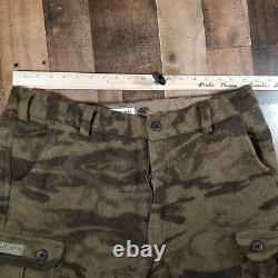 Columbia Wool Gallatin Range Cargo Camo Hunting Shooting Pants 40x34 Outdoors