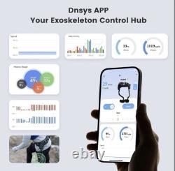 DNSYS X1 Carbon Exoskeleton, AI- Powered, Size L (waistline 41.3in-49.2in)