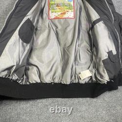 DSQUARED Mountain Range Jacket Mens 48 Black Down Puffer Bomber Hooded Ski Logo
