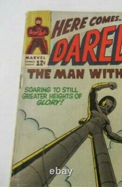 Daredevil #8 1965 1st appearance of Stilt-Man Wally Wood GD/VG range silver key