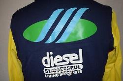 Diesel Mens Hooded Top M Neoprene MIX Multi Colour Rare £199 Aqua Hollic Range