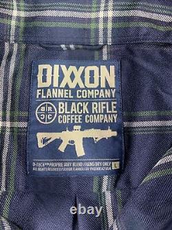 Dixxon Flannel Black Rifle Coffee Company Range Day Large Limited Edition Rare