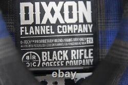 Dixxon Flannel Mens 2xl Brcc Range Day Shirt 2x Extra Large Black Rifle Coffee