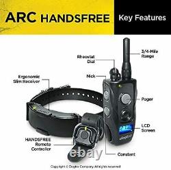 Dogtra ARC-HF Hands Free Remote Rechargeable Dog Training Collar 3/4 Mile Range