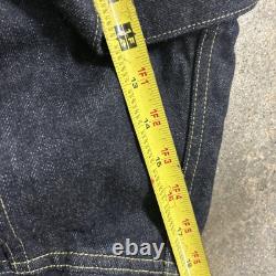 Double RL RRL Men's Blue Denim JEAN Jacket L POCKET new
