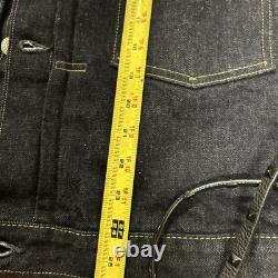 Double RL RRL Men's Blue Denim JEAN Jacket L POCKET new
