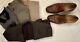 Dress Clothes Bundle Lot Of Mens Sweaters, Polo, Blazer, Dress Shoes Medium 11