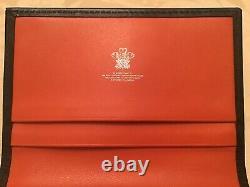 Ettinger Wallet Sterling Silver Range Visiting Card Case In Orange BNIB RRP £145