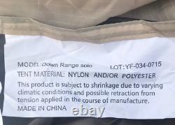 Eureka One-Person Tactical Tent Down Range Solo 2629340 Dessert Sand Brown