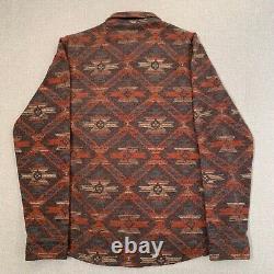 FAHERTY Doug Good Feather Legend Sweater Shirt Western Range Shadow Aztec Size M