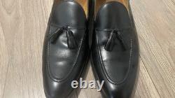 FINSBURY Classic Range Black Tassel Men's Loafers, Made in Europe, Size 9.5 Men