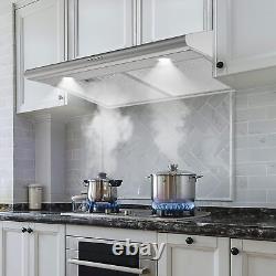 FIREGAS Under Cabinet Range Hood 30 inch with 30 inch, Stainless Steel