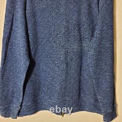Faherty Jacket Mens XXL Blue Marled Indigo Blue Full Zip Outdoor Casual NWT $148