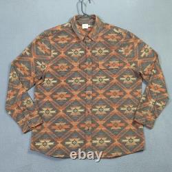 Faherty Legend Sweater Shirt Men's XXL Multi Western Range Doug Good Feather