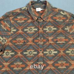 Faherty Legend Sweater Shirt Men's XXL Multi Western Range Doug Good Feather