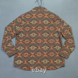 Faherty Legend Sweater Shirt Men's XXL Multi Western Range Doug Good Feather
