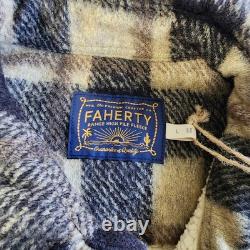 Faherty Men's Range High Pile Fleece Lined CPO Jacket Brand New Large