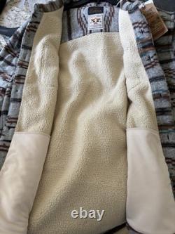 Faherty Thunder Voice Eagle Range Fleece Lined Shaket Jacket Grey 2XL NWT $328