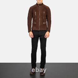 Find Your Ideal Style with a Wide Range of Men's Suede Biker Leather Jackets