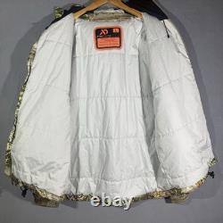 First Lite North Range Puffy Jacket Mens Large Advantage Max-1 Camo Hunting