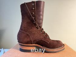 Frank's Boots Front Range Mocha Rough out (Men's 5B / Women's 7B) Retail $590