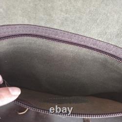 Frost River Premium Mesabi Range Daypack Leather Green Canvas USA Made