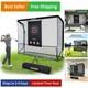 Golf Hitting Net For Driving Real Balls, Indoor Chipping Practice Swing Train