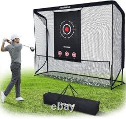 Golf Hitting Net for Driving Real Balls, Indoor Chipping Practice Swing Train