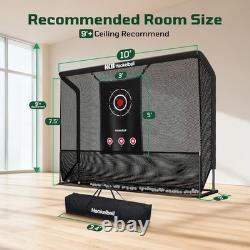 Golf Hitting Net for Driving Real Balls, Indoor Chipping Practice Swing Train