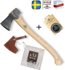 Gransfors Bruk Small Forest Axe with Ceramic Sharpening Stone Set
