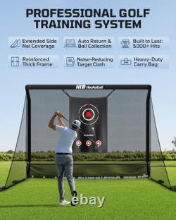 Haokelball Golf Hitting Net for Driving Real Balls, Indoor Chipping Practice