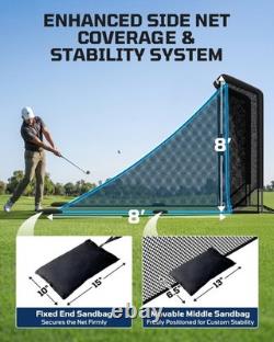 Haokelball Golf Hitting Net for Driving Real Balls, Indoor Chipping Practice
