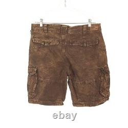 Harkila Distressed Brown Range Shorts Mens 52 US Large 36 Hunter Apparel