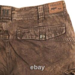 Harkila Distressed Brown Range Shorts Mens 52 US Large 36 Hunter Apparel