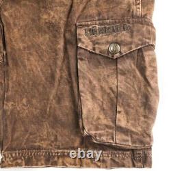 Harkila Distressed Brown Range Shorts Mens 52 US Large 36 Hunter Apparel