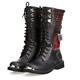 High Top Men's Punk Gothic Outdoor Mid Range Boots Riding Boots Lace Up Shoes