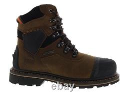 Hoss Range Soft Toe 61172 Men's Brown, Leather Lace Up work & Safety Boots