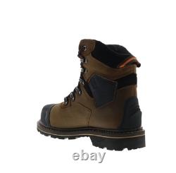 Hoss Range Soft Toe 61172 Men's Brown, Leather Lace Up work & Safety Boots