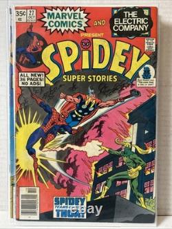 Huge Lot Of 21 Spidey Super Stories Comics Between #6-56 All Ages Bronze Age