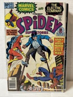Huge Lot Of 21 Spidey Super Stories Comics Between #6-56 All Ages Bronze Age
