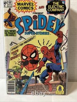Huge Lot Of 21 Spidey Super Stories Comics Between #6-56 All Ages Bronze Age