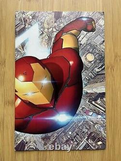 Invincible Iron Man 1 (2015) Marquez virgin wraparound, VF range, very HTF