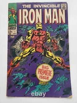 Invincible Iron Man #1 Marvel 1968 Origin Retold Key Amazing Key Issue VG range