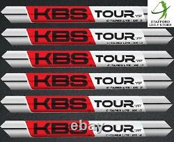 KBS TOUR C-TAPER Lite. 355 Tip Steel Iron Golf Shaft Set REGULAR/STIFF/X-STIFF