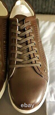 Kenneth Cole Reaction Range-R Danger LE Browm Fashion Leather Shoe Men Size 10.5