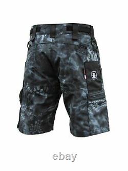 Kitanica Men's Range Shorts Kryptek Nylon Cotton Tactical Shorts with 8 Pockets