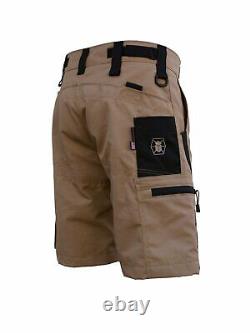 Kitanica Men's Range Shorts Nylon Cotton Relaxed Fit Tactical Shorts with8 Pockets