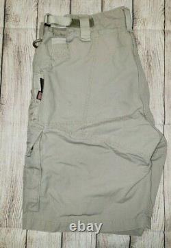 Kitanica Men's Size 38 Range USA Made Tan Cargo Shorts Pockets