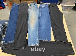 LOT OF 23 Vintage 1990's LEVI'S 500 Series Denim Jeans Faded Worn