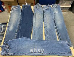 LOT OF 25 LEVI'S Denim Jeans and Shorts Modern/Vintage Wholesale